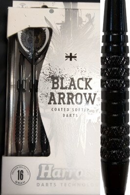 Harrows Softtip Darts Black Arrow 16gK2