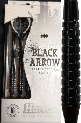 Harrows Softtip Darts Black Arrow 16gR