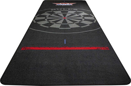 Bull's Carpet Mat 180 Tapis de fléchettes Anti-dérapant Premium Turnier  écologique en Nylon et Caoutchouc Distance Officielle pour fléchettes  237cm, Protection des fléchettes et des Tips, 280 x 80 cm : 