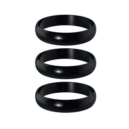 Harrows Supergrip Rings Black 3 pcs