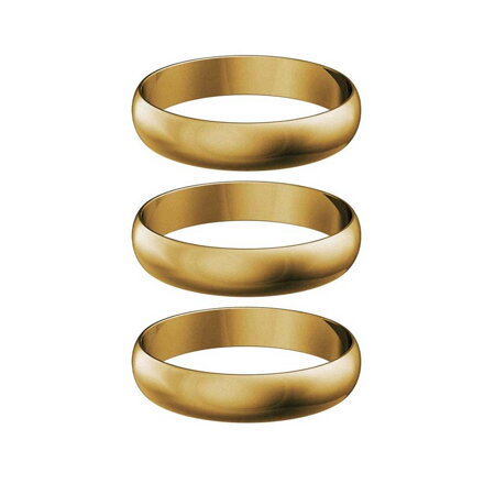 Harrows Supergrip Rings Gold 3 pcs