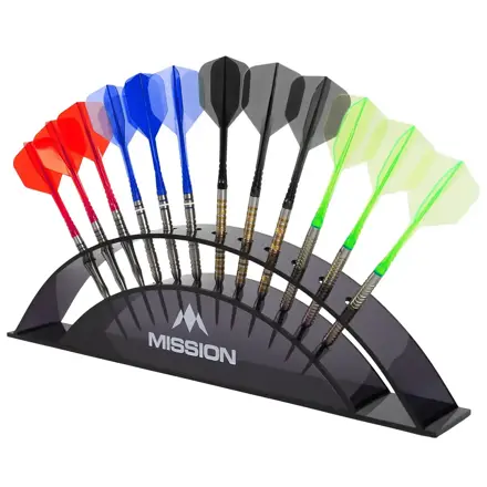 Mission Station 12 - Acrylic Darts Display - Black