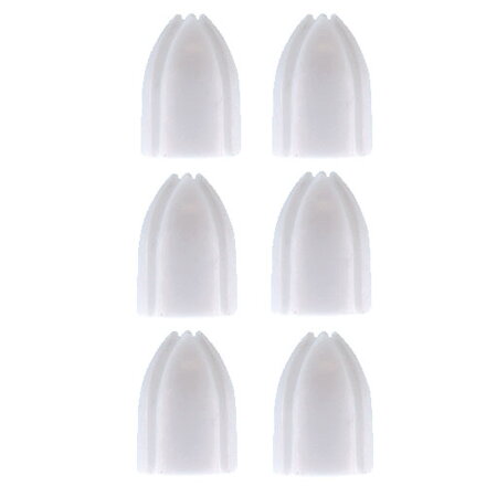 L-Style Shell Lock Rings White