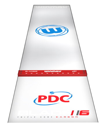 Winmau PDC Dart Mat with Integrated Oche ClearZone