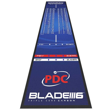 Winmau Outshot Dart Mat PDC Blue