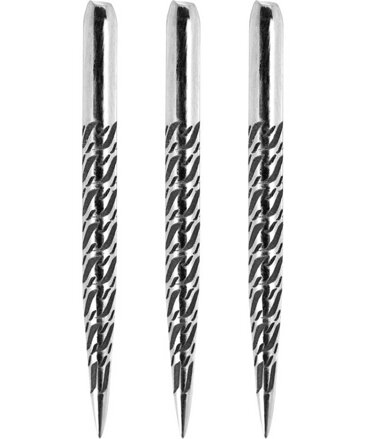 One80 Dart Point AZTECH style D Silver 32 mm