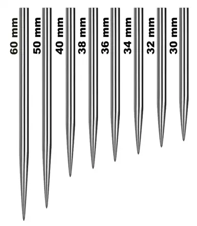 Mission Steel Tips Silver