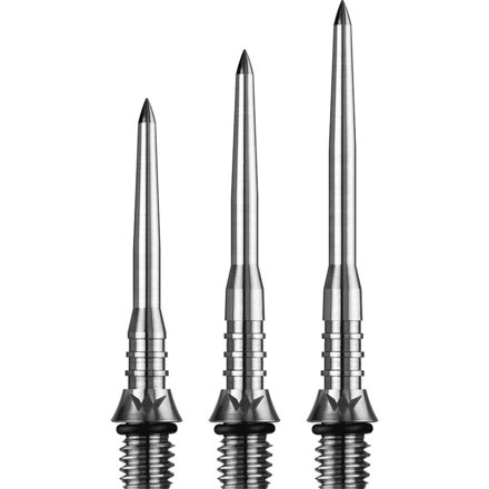 Mission Steel Tips Titan Pro Silver Grooved