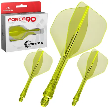 Mission Flights Force 90 Vortex Clear Neon Yellow No.2