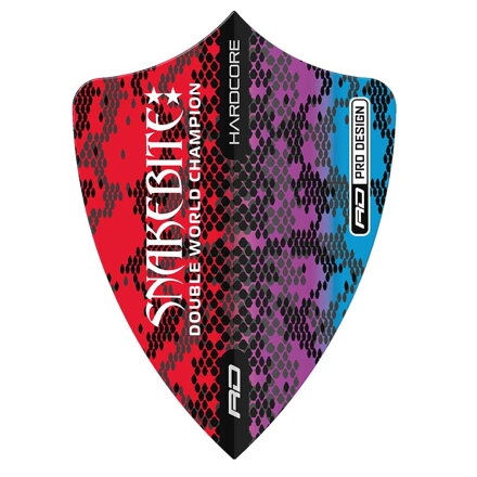 Red Dragon Flights Peter Wright Snakebite Multi Snakesin Red Freestyle