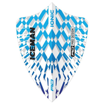 Red Dragon Flights Gerwyn Price Blue & White Burst Freestyle