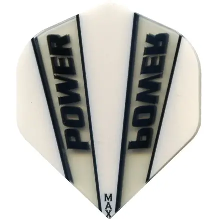 McCoy Flights Power Max No.2 White & Clear