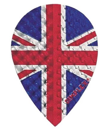 Harrows Flights Dimplex Union Jack Pear