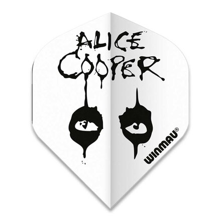 Winmau Flights Rock Legends Alice Cooper White