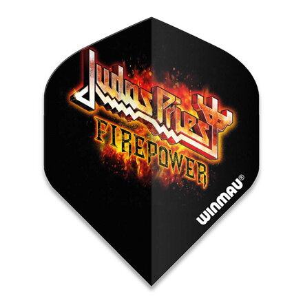 Winmau Flights Rock Legends Judas Priest Flaming Logo