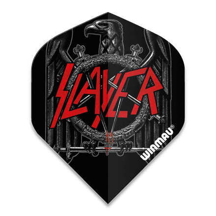 Winmau Flights Rock Legends Slayer Black Eagle