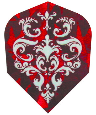 Harrows Flights Hologram Red Symmetry No.6
