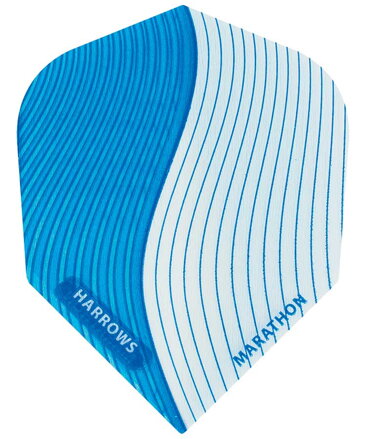 Harrows Flights Marathon Blue White No.6