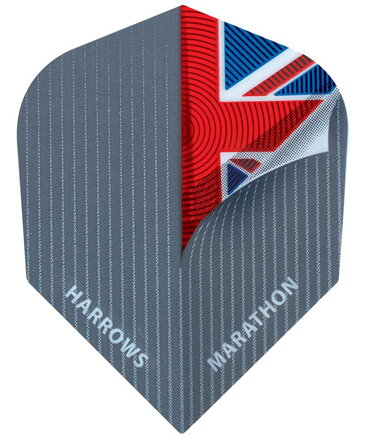 Harrows Flights Marathon Union Jack Peel No.6