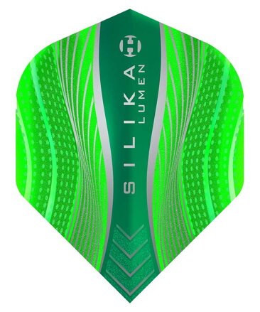 Harrows Flights Silika Lumen Green No.2