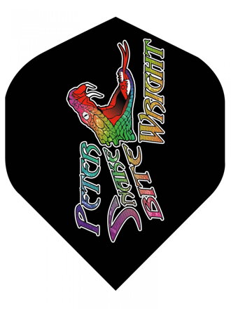 Red Dragon Flights Hardcore Peter Wright Snake Design Black RD4