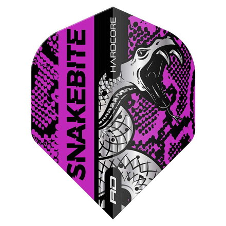 Red Dragon Flights Peter Wright Snakebite Coiled Snakesin Purple