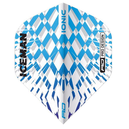 Red Dragon Flights Gerwyn Price Blue & White Burst