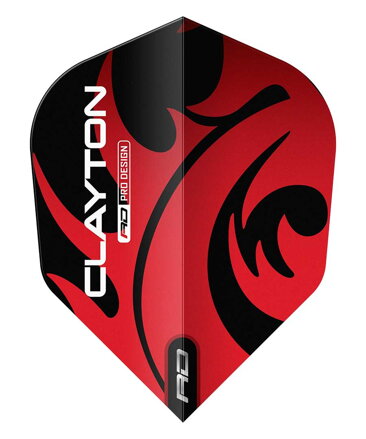 Red Dragon Flights Jonny Clayton Red & Silver No.6