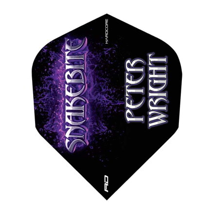 Red Dragon Flights Peter Wright Purple Logo
