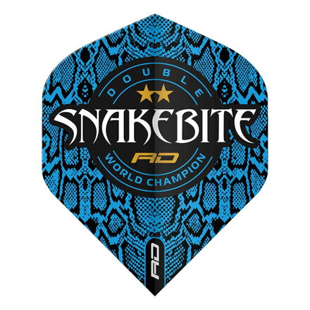 Red Dragon Flights Snakebite Hardcore Ionic Blue logo DWC