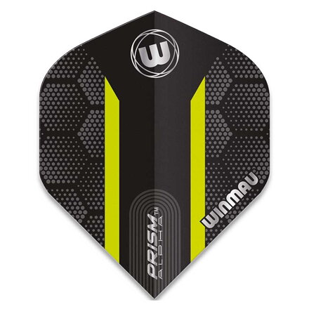 Winmau Flights Prism Alpha Black & Green Hexagon