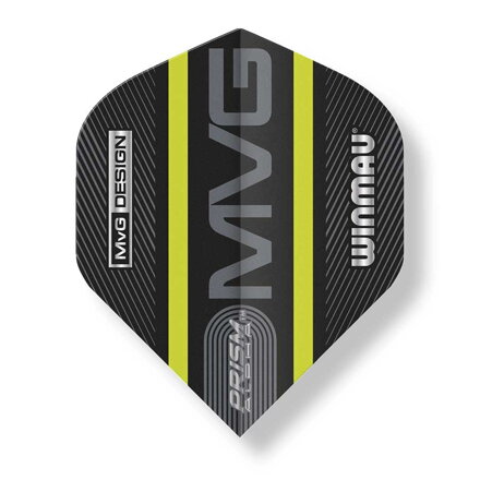 Winmau Flights Prism Alpha MVG 2021 Black & Green Winmau Flights Prism Alpha MVG 2021 Black & Green