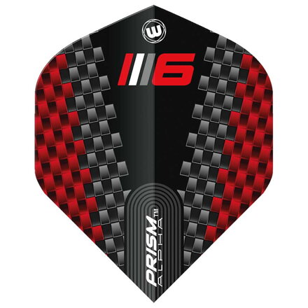 Winmau Flights Blade 6 Prism Alpha Black & Red