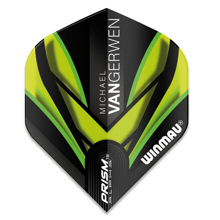 Winmau Flights Prism Alpha MvG Black & Green