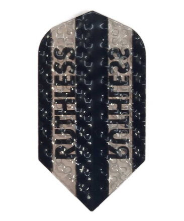 Ruthless Flights Dimplex Clear - Black Slim