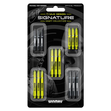 Winmau set of Shafts MvG Signature