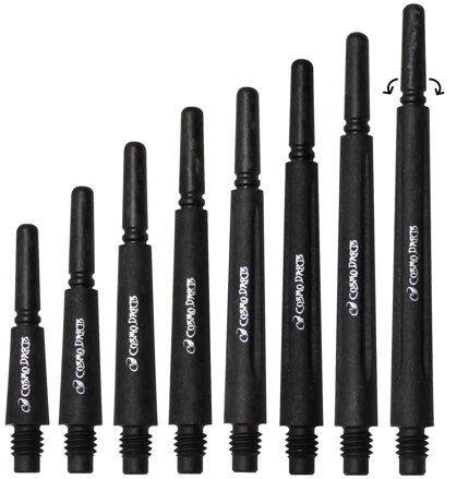Cosmo Fit Shaft Carbon Spinning Normal 4 pcs
