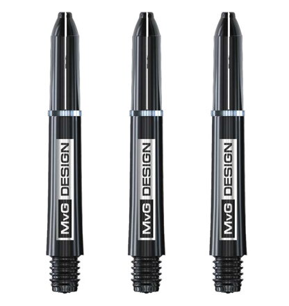 Winmau Shafts MvG Nylon Black Short