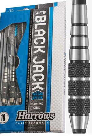 Harrows Softtip Darts Black Jack 16g