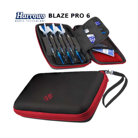 Harrows Dart Case Blaze Pro 6 Red