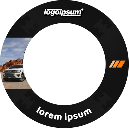 Personalised Bulls Guard 4-piece Surround | Image | Full-Color
