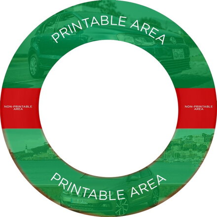 Personalised Bulls Rubber Surround | Image | Full Color