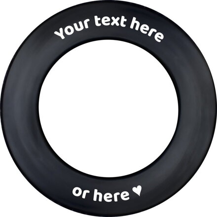 Personalised Bulls Rubber Surround | Text | 1 Color