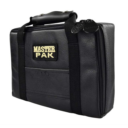 Karella Dart Case Master Pak Leather Black