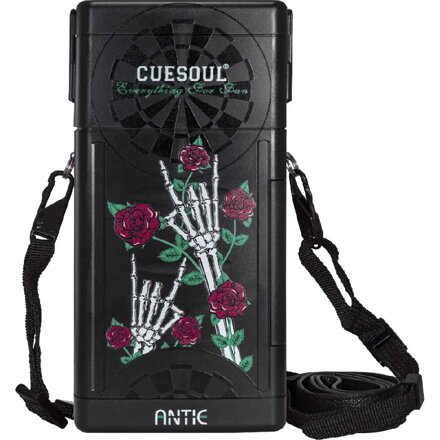 Cuesoul Dart Case Antie Printed Rose Black