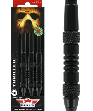 Bulls NL Softtip Darts Thriller Black Brass 18g