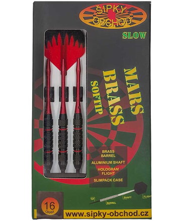 Ruthless Softtip Darts Mars 5 Slow 16g