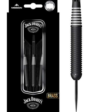 Jack Daniels Steeltip Darts Electro Black Brass 22g