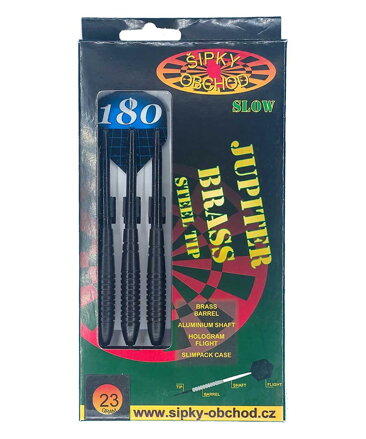 Ruthless šipky Jupiter Black Slow steel 23g