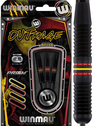 Winmau Steeltip Darts Outrage 22g